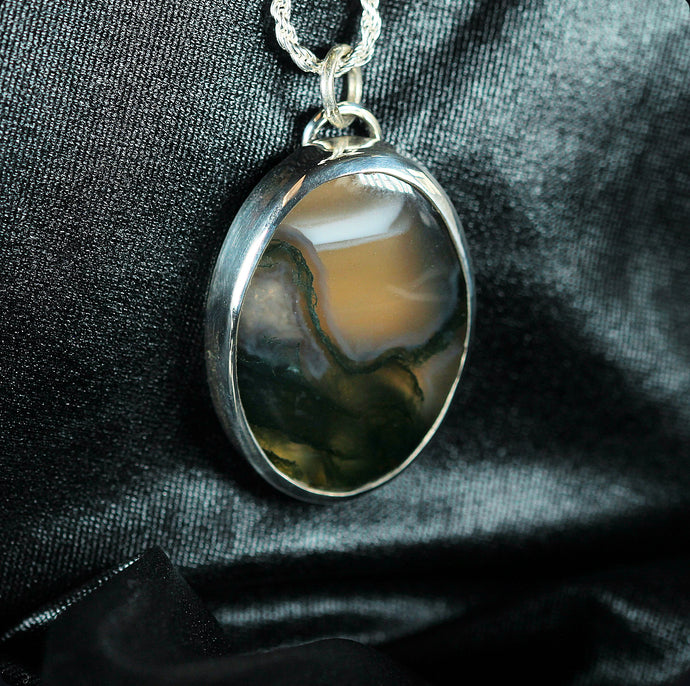 Moss Agate Necklace