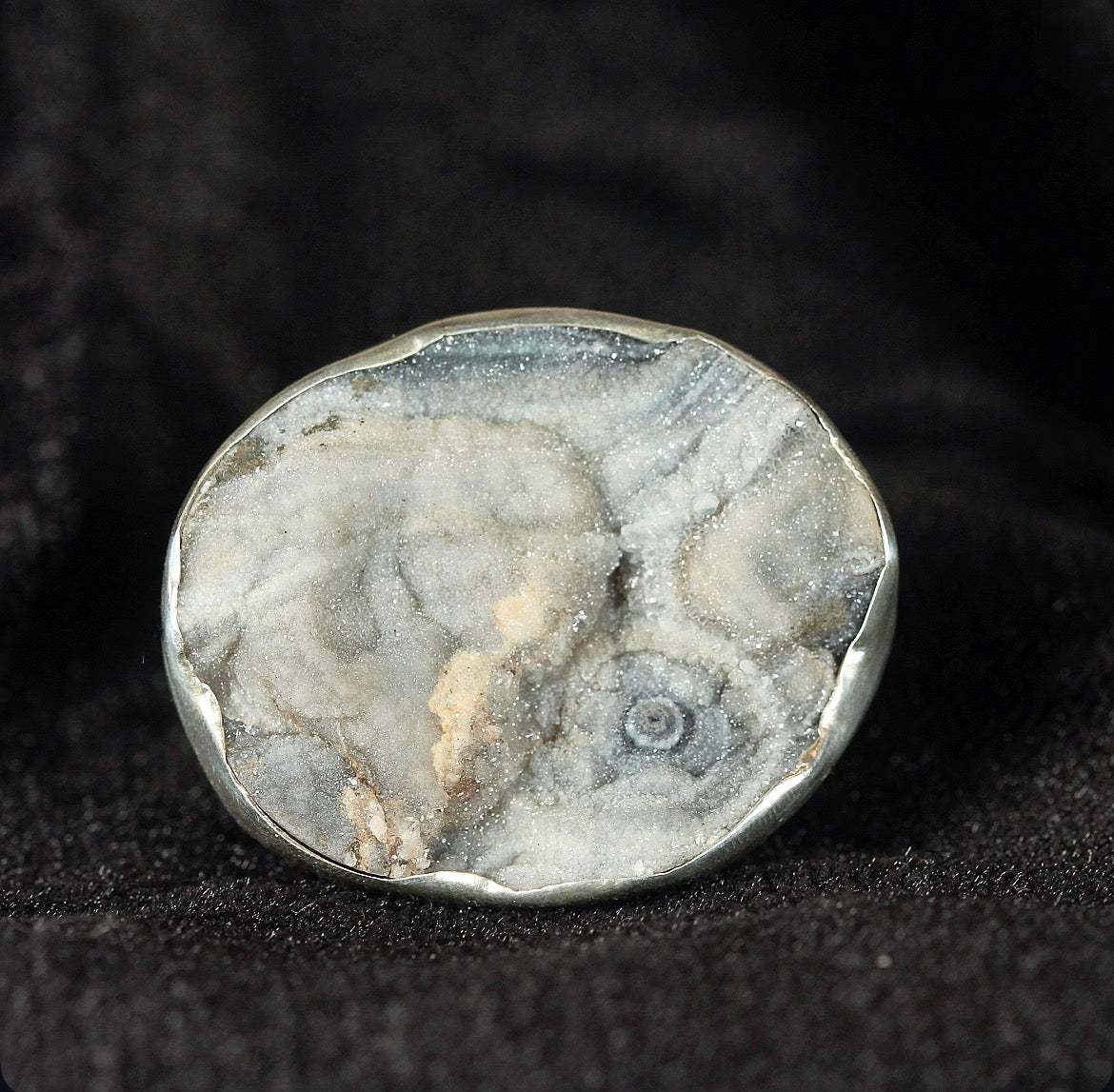 Druzy Gray Agate
