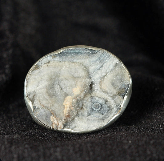 Druzy Gray Agate