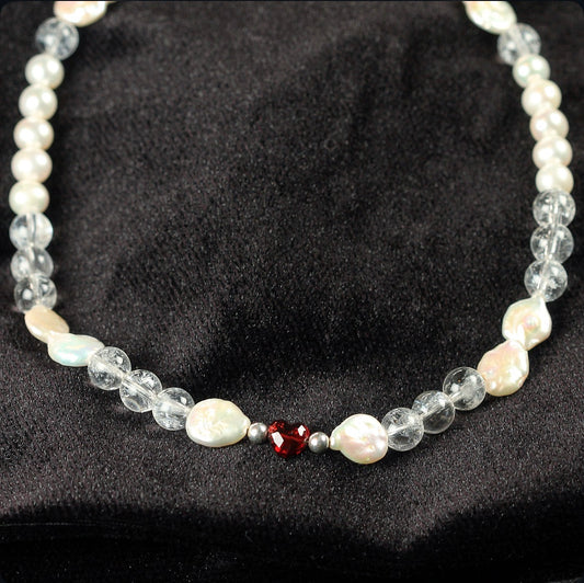 Garnet & Pearls