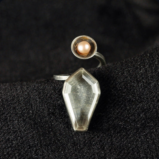Clear Quartz + Pink Pearl