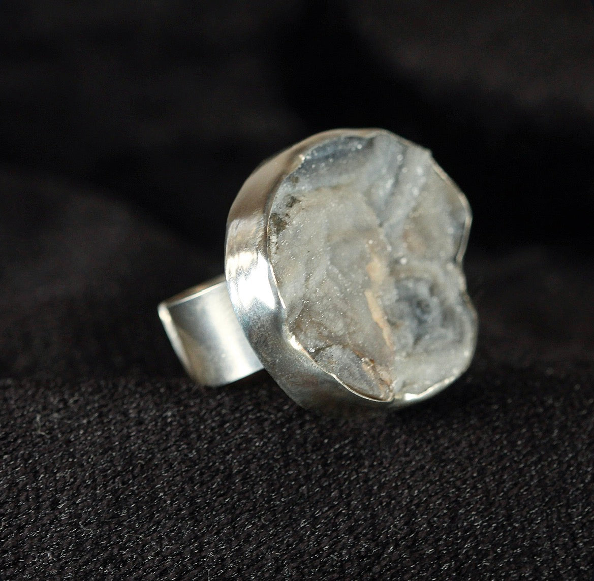 Druzy Gray Agate