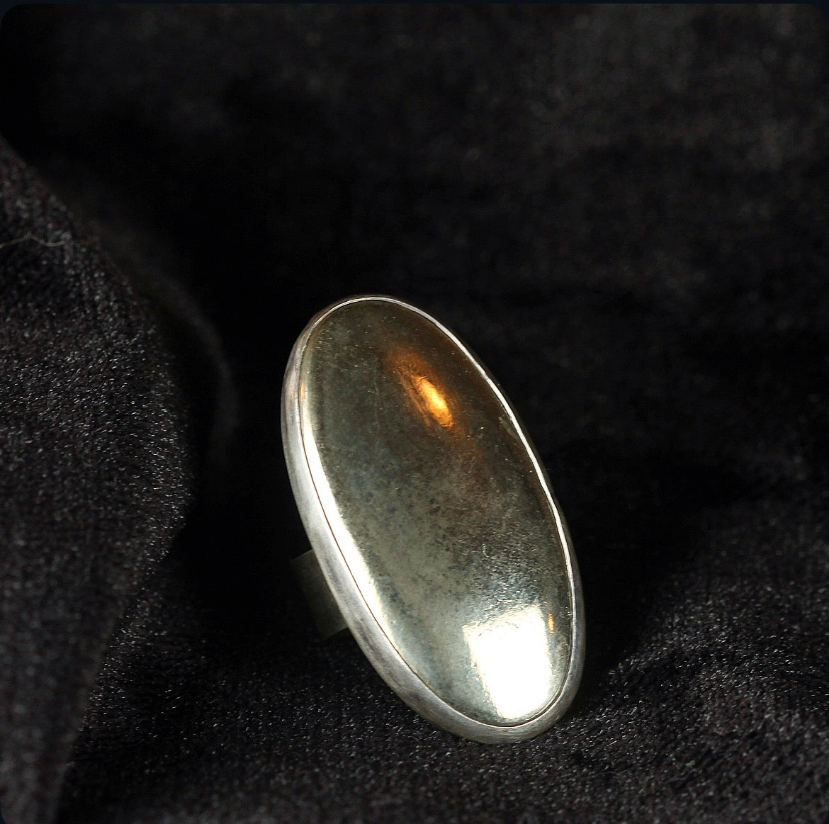 Polished Pyrite Mirror