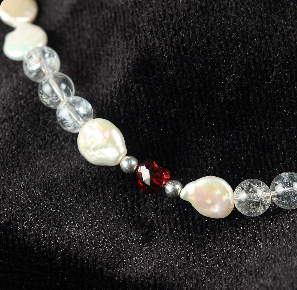 Garnet & Pearls