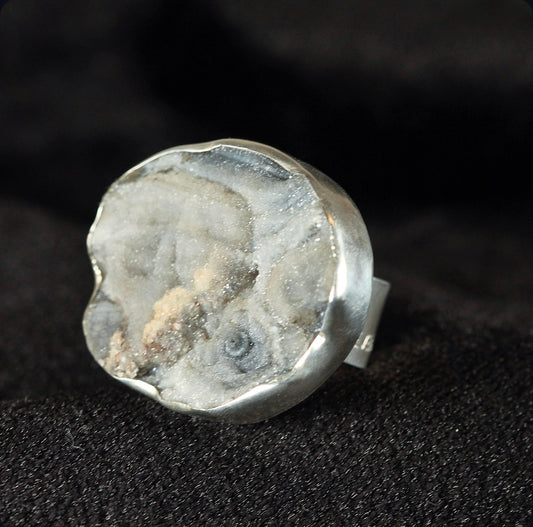 Druzy Gray Agate